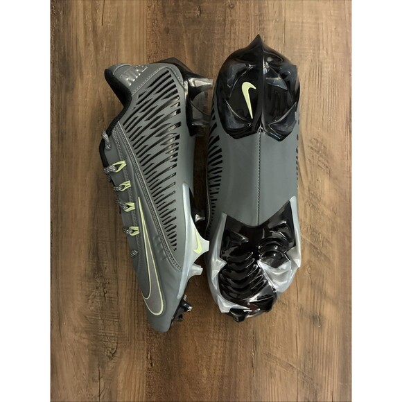 Nike Vapor Edge 360 VC Smoke Gray Black Men Size 8 Football Cleats DO6294-002 main image 5